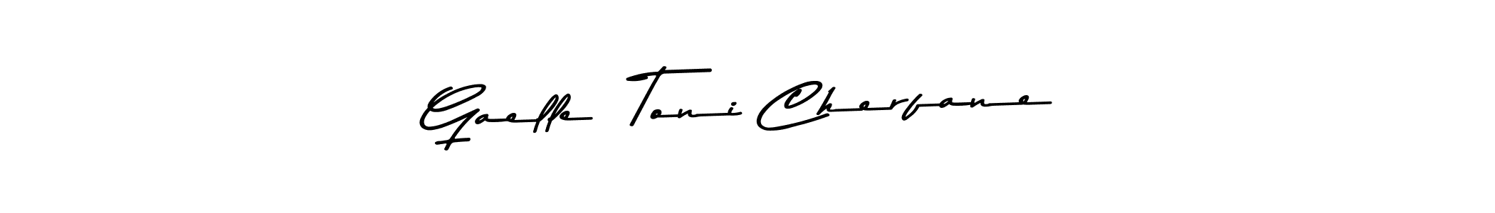 Asem Kandis PERSONAL USE is a professional signature style that is perfect for those who want to add a touch of class to their signature. It is also a great choice for those who want to make their signature more unique. Get Gaelle  Toni Cherfane name to fancy signature for free. Gaelle  Toni Cherfane signature style 9 images and pictures png