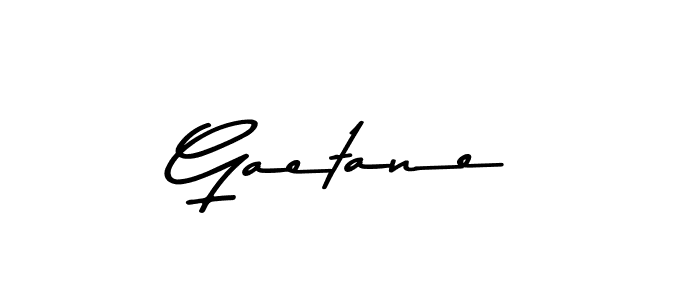 How to make Gaetane name signature. Use Asem Kandis PERSONAL USE style for creating short signs online. This is the latest handwritten sign. Gaetane signature style 9 images and pictures png