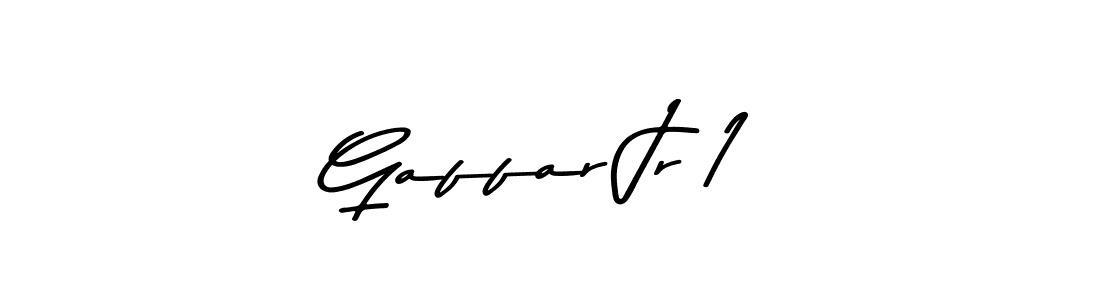 The best way (Asem Kandis PERSONAL USE) to make a short signature is to pick only two or three words in your name. The name Gaffar Jr 1 include a total of six letters. For converting this name. Gaffar Jr 1 signature style 9 images and pictures png