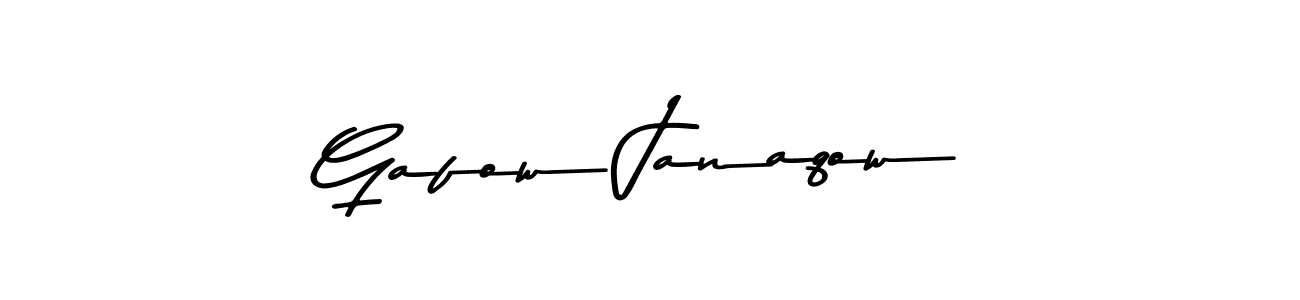 The best way (Asem Kandis PERSONAL USE) to make a short signature is to pick only two or three words in your name. The name Gafow Janaqow include a total of six letters. For converting this name. Gafow Janaqow signature style 9 images and pictures png