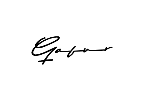 How to make Gafur signature? Asem Kandis PERSONAL USE is a professional autograph style. Create handwritten signature for Gafur name. Gafur signature style 9 images and pictures png