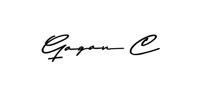 The best way (Asem Kandis PERSONAL USE) to make a short signature is to pick only two or three words in your name. The name Gagan C include a total of six letters. For converting this name. Gagan C signature style 9 images and pictures png