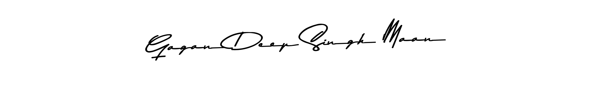 Gagan Deep Singh Maan stylish signature style. Best Handwritten Sign (Asem Kandis PERSONAL USE) for my name. Handwritten Signature Collection Ideas for my name Gagan Deep Singh Maan. Gagan Deep Singh Maan signature style 9 images and pictures png