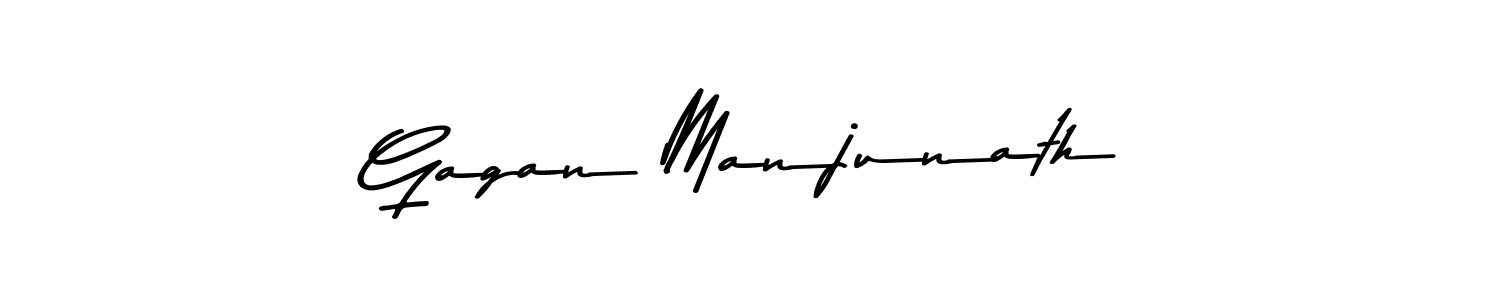 Also You can easily find your signature by using the search form. We will create Gagan Manjunath name handwritten signature images for you free of cost using Asem Kandis PERSONAL USE sign style. Gagan Manjunath signature style 9 images and pictures png