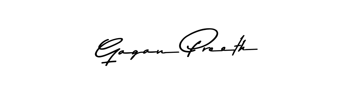 Also You can easily find your signature by using the search form. We will create Gagan Preeth name handwritten signature images for you free of cost using Asem Kandis PERSONAL USE sign style. Gagan Preeth signature style 9 images and pictures png