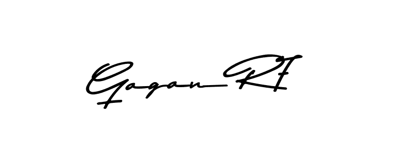 How to make Gagan R7 name signature. Use Asem Kandis PERSONAL USE style for creating short signs online. This is the latest handwritten sign. Gagan R7 signature style 9 images and pictures png