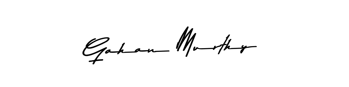 Use a signature maker to create a handwritten signature online. With this signature software, you can design (Asem Kandis PERSONAL USE) your own signature for name Gahan Murthy. Gahan Murthy signature style 9 images and pictures png