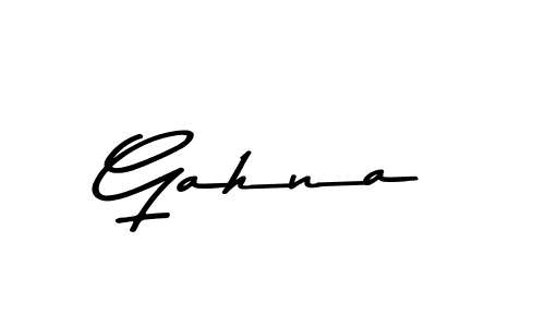 This is the best signature style for the Gahna name. Also you like these signature font (Asem Kandis PERSONAL USE). Mix name signature. Gahna signature style 9 images and pictures png