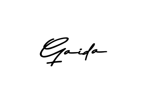 Use a signature maker to create a handwritten signature online. With this signature software, you can design (Asem Kandis PERSONAL USE) your own signature for name Gaida. Gaida signature style 9 images and pictures png