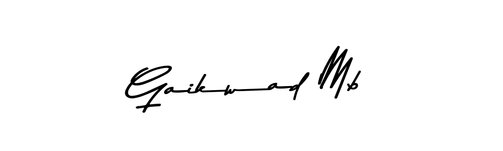 Make a beautiful signature design for name Gaikwad Mb. With this signature (Asem Kandis PERSONAL USE) style, you can create a handwritten signature for free. Gaikwad Mb signature style 9 images and pictures png