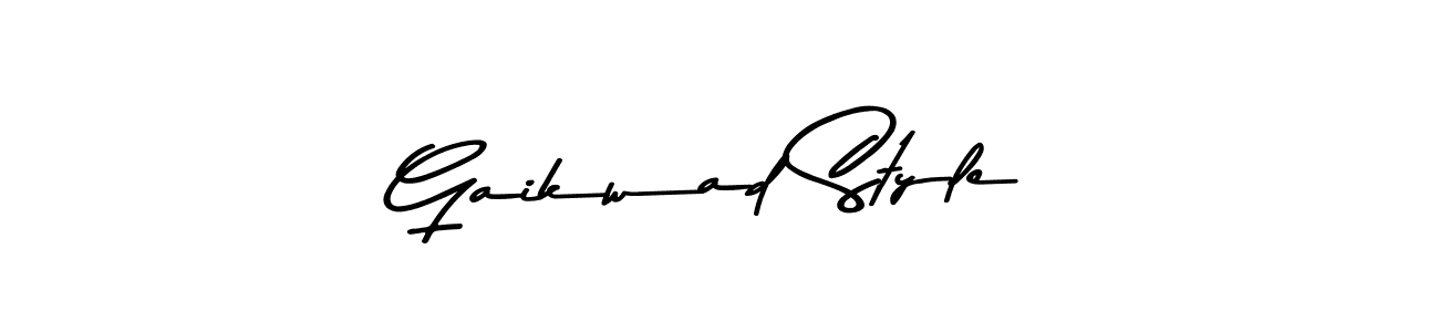 Gaikwad Style stylish signature style. Best Handwritten Sign (Asem Kandis PERSONAL USE) for my name. Handwritten Signature Collection Ideas for my name Gaikwad Style. Gaikwad Style signature style 9 images and pictures png