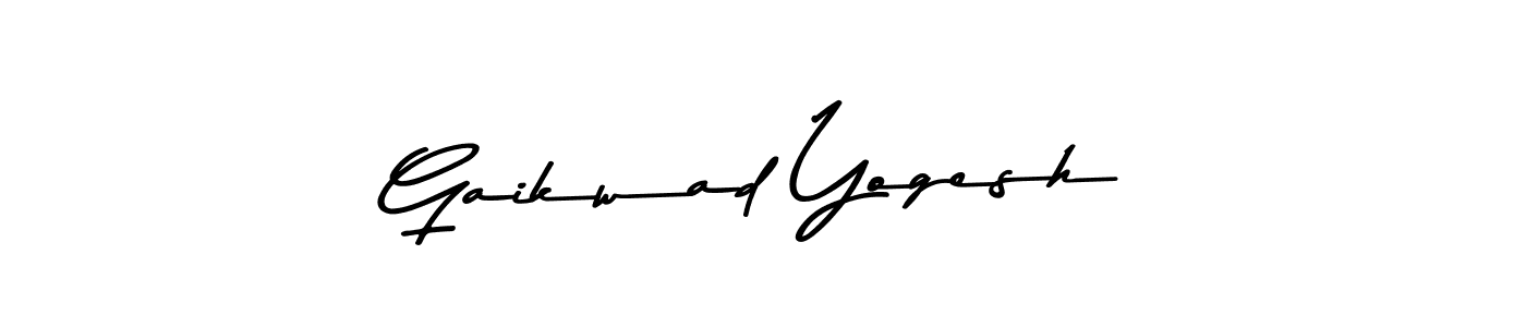 if you are searching for the best signature style for your name Gaikwad Yogesh. so please give up your signature search. here we have designed multiple signature styles  using Asem Kandis PERSONAL USE. Gaikwad Yogesh signature style 9 images and pictures png