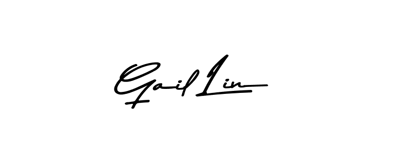 if you are searching for the best signature style for your name Gail Lin. so please give up your signature search. here we have designed multiple signature styles  using Asem Kandis PERSONAL USE. Gail Lin signature style 9 images and pictures png