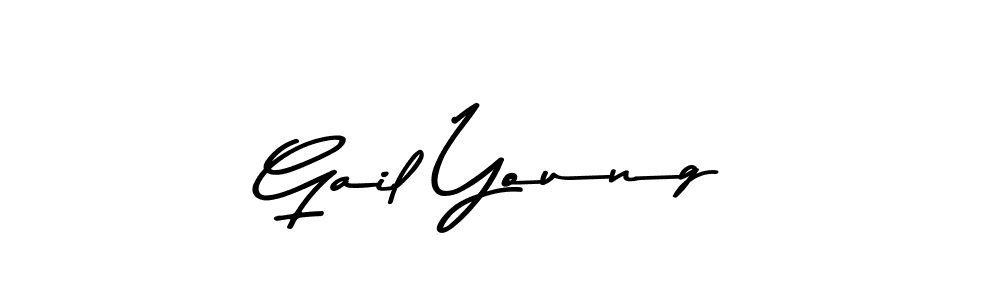 Make a beautiful signature design for name Gail Young. With this signature (Asem Kandis PERSONAL USE) style, you can create a handwritten signature for free. Gail Young signature style 9 images and pictures png