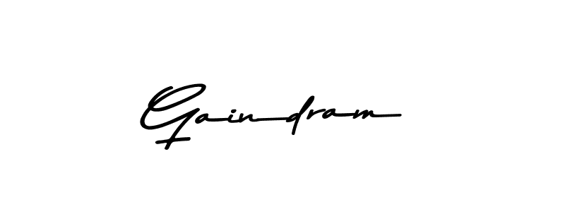 You should practise on your own different ways (Asem Kandis PERSONAL USE) to write your name (Gaindram) in signature. don't let someone else do it for you. Gaindram signature style 9 images and pictures png