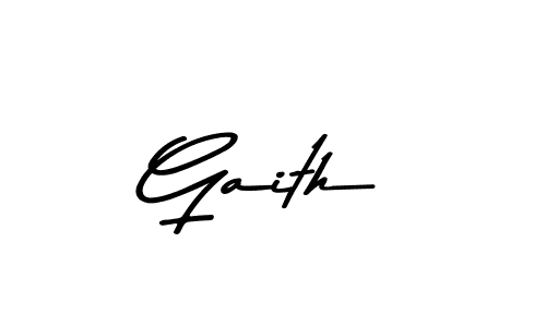 How to make Gaith signature? Asem Kandis PERSONAL USE is a professional autograph style. Create handwritten signature for Gaith name. Gaith signature style 9 images and pictures png