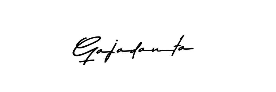 How to make Gajadanta name signature. Use Asem Kandis PERSONAL USE style for creating short signs online. This is the latest handwritten sign. Gajadanta signature style 9 images and pictures png