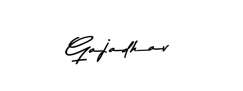 Design your own signature with our free online signature maker. With this signature software, you can create a handwritten (Asem Kandis PERSONAL USE) signature for name Gajadhav. Gajadhav signature style 9 images and pictures png
