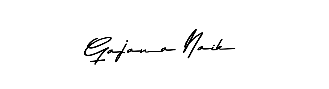 Make a beautiful signature design for name Gajana Naik. Use this online signature maker to create a handwritten signature for free. Gajana Naik signature style 9 images and pictures png