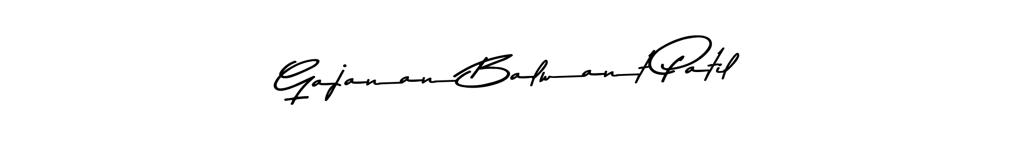 Make a beautiful signature design for name Gajanan Balwant Patil. With this signature (Asem Kandis PERSONAL USE) style, you can create a handwritten signature for free. Gajanan Balwant Patil signature style 9 images and pictures png