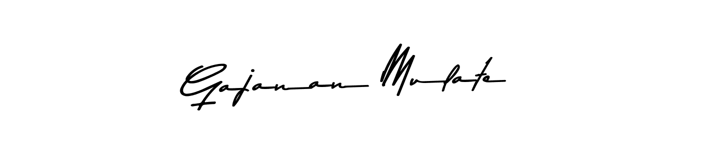 Gajanan Mulate stylish signature style. Best Handwritten Sign (Asem Kandis PERSONAL USE) for my name. Handwritten Signature Collection Ideas for my name Gajanan Mulate. Gajanan Mulate signature style 9 images and pictures png