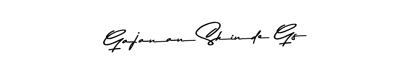 Create a beautiful signature design for name Gajanan Shinde Gs. With this signature (Asem Kandis PERSONAL USE) fonts, you can make a handwritten signature for free. Gajanan Shinde Gs signature style 9 images and pictures png