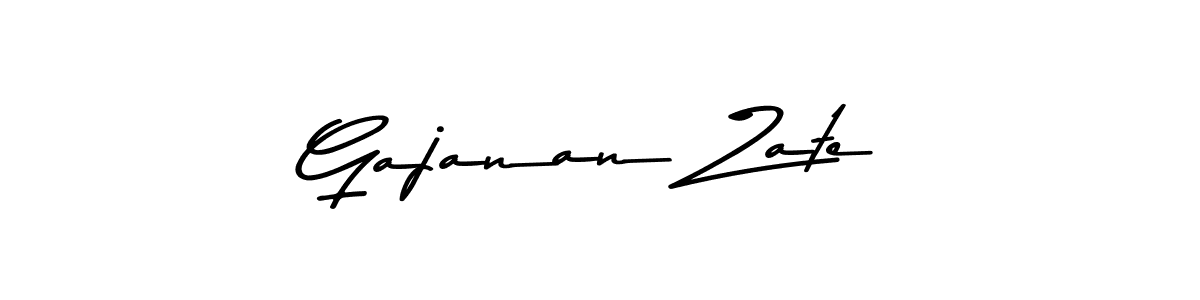 How to make Gajanan Zate signature? Asem Kandis PERSONAL USE is a professional autograph style. Create handwritten signature for Gajanan Zate name. Gajanan Zate signature style 9 images and pictures png