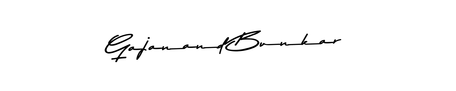 Similarly Asem Kandis PERSONAL USE is the best handwritten signature design. Signature creator online .You can use it as an online autograph creator for name Gajanand Bunkar. Gajanand Bunkar signature style 9 images and pictures png