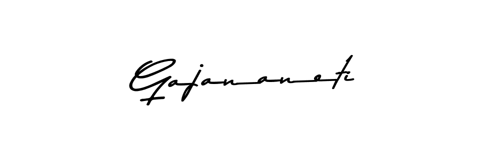 Create a beautiful signature design for name Gajananeti. With this signature (Asem Kandis PERSONAL USE) fonts, you can make a handwritten signature for free. Gajananeti signature style 9 images and pictures png