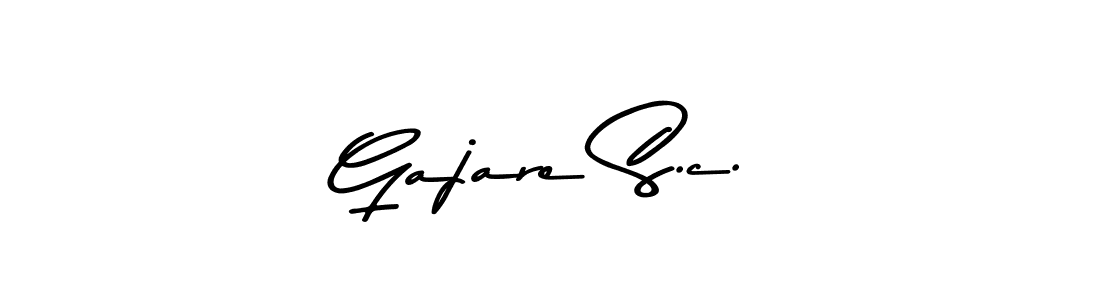 if you are searching for the best signature style for your name Gajare S.c.. so please give up your signature search. here we have designed multiple signature styles  using Asem Kandis PERSONAL USE. Gajare S.c. signature style 9 images and pictures png