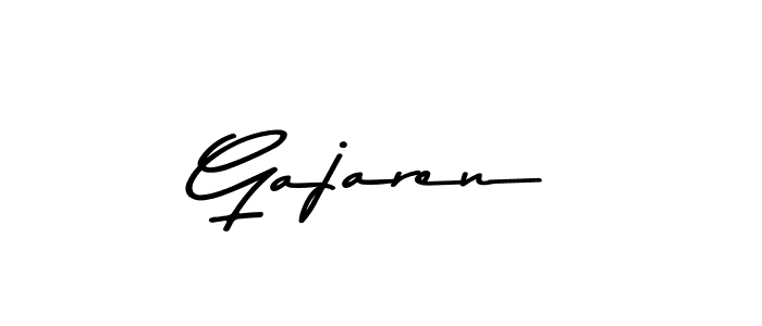 Create a beautiful signature design for name Gajaren. With this signature (Asem Kandis PERSONAL USE) fonts, you can make a handwritten signature for free. Gajaren signature style 9 images and pictures png