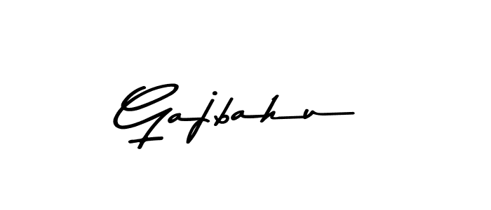 Create a beautiful signature design for name Gajbahu. With this signature (Asem Kandis PERSONAL USE) fonts, you can make a handwritten signature for free. Gajbahu signature style 9 images and pictures png
