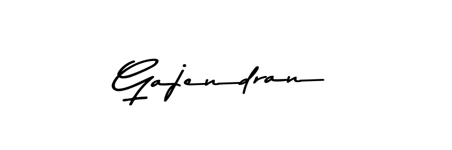 Design your own signature with our free online signature maker. With this signature software, you can create a handwritten (Asem Kandis PERSONAL USE) signature for name Gajendran. Gajendran signature style 9 images and pictures png