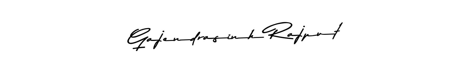 Design your own signature with our free online signature maker. With this signature software, you can create a handwritten (Asem Kandis PERSONAL USE) signature for name Gajendrasinh Rajput. Gajendrasinh Rajput signature style 9 images and pictures png