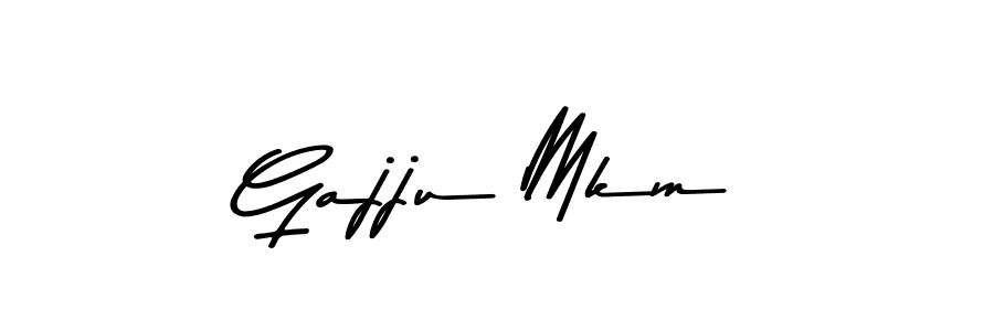 Create a beautiful signature design for name Gajju Mkm. With this signature (Asem Kandis PERSONAL USE) fonts, you can make a handwritten signature for free. Gajju Mkm signature style 9 images and pictures png