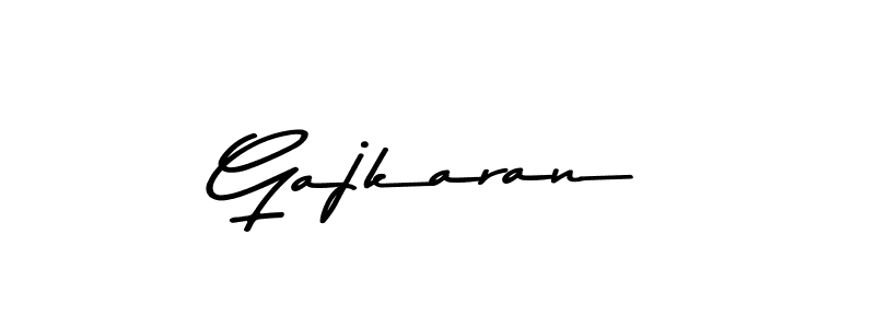 Make a beautiful signature design for name Gajkaran. With this signature (Asem Kandis PERSONAL USE) style, you can create a handwritten signature for free. Gajkaran signature style 9 images and pictures png