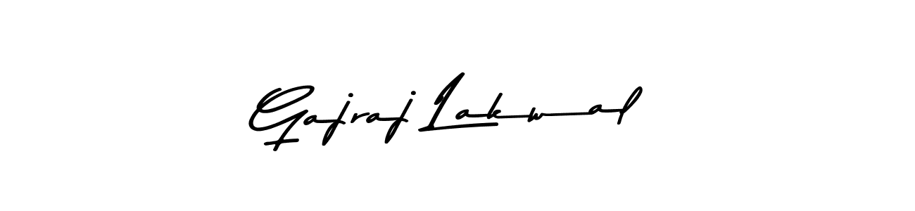 Use a signature maker to create a handwritten signature online. With this signature software, you can design (Asem Kandis PERSONAL USE) your own signature for name Gajraj Lakwal. Gajraj Lakwal signature style 9 images and pictures png