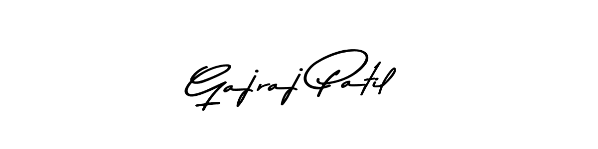Make a beautiful signature design for name Gajraj Patil. With this signature (Asem Kandis PERSONAL USE) style, you can create a handwritten signature for free. Gajraj Patil signature style 9 images and pictures png