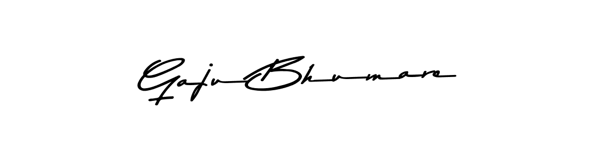 Design your own signature with our free online signature maker. With this signature software, you can create a handwritten (Asem Kandis PERSONAL USE) signature for name Gaju Bhumare. Gaju Bhumare signature style 9 images and pictures png