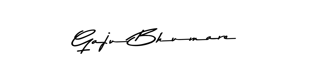 Design your own signature with our free online signature maker. With this signature software, you can create a handwritten (Asem Kandis PERSONAL USE) signature for name Gaju Bhumare. Gaju Bhumare signature style 9 images and pictures png