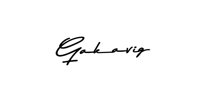 How to Draw Gakavig signature style? Asem Kandis PERSONAL USE is a latest design signature styles for name Gakavig. Gakavig signature style 9 images and pictures png