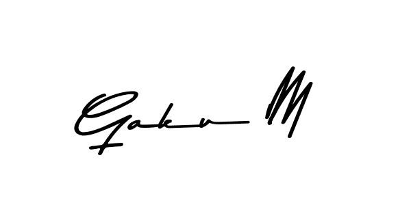 You should practise on your own different ways (Asem Kandis PERSONAL USE) to write your name (Gaku M) in signature. don't let someone else do it for you. Gaku M signature style 9 images and pictures png