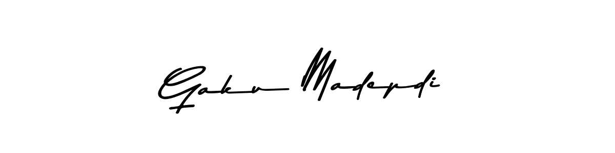 Gaku Madepdi stylish signature style. Best Handwritten Sign (Asem Kandis PERSONAL USE) for my name. Handwritten Signature Collection Ideas for my name Gaku Madepdi. Gaku Madepdi signature style 9 images and pictures png