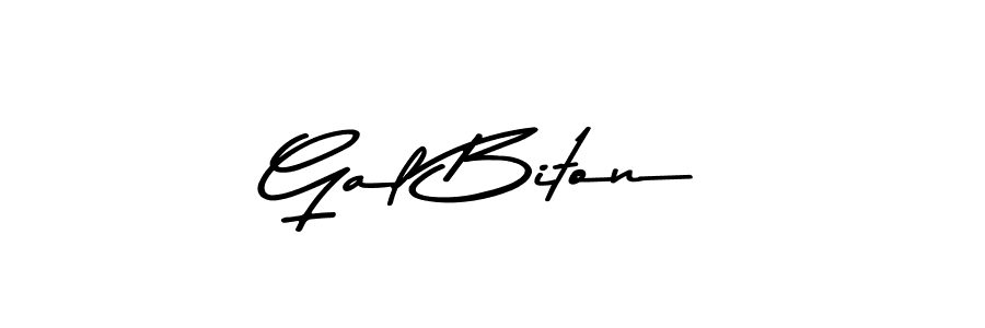 Design your own signature with our free online signature maker. With this signature software, you can create a handwritten (Asem Kandis PERSONAL USE) signature for name Gal Biton. Gal Biton signature style 9 images and pictures png