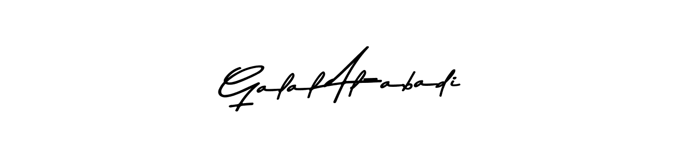 How to make Galal Al-abadi signature? Asem Kandis PERSONAL USE is a professional autograph style. Create handwritten signature for Galal Al-abadi name. Galal Al-abadi signature style 9 images and pictures png