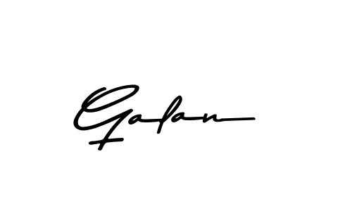 Use a signature maker to create a handwritten signature online. With this signature software, you can design (Asem Kandis PERSONAL USE) your own signature for name Galan. Galan signature style 9 images and pictures png