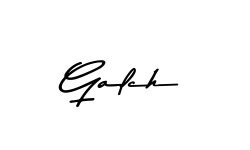 Use a signature maker to create a handwritten signature online. With this signature software, you can design (Asem Kandis PERSONAL USE) your own signature for name Galch. Galch signature style 9 images and pictures png