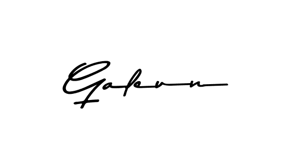 Make a beautiful signature design for name Galeun. With this signature (Asem Kandis PERSONAL USE) style, you can create a handwritten signature for free. Galeun signature style 9 images and pictures png