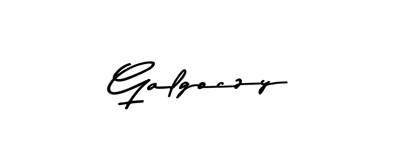 How to make Galgoczy signature? Asem Kandis PERSONAL USE is a professional autograph style. Create handwritten signature for Galgoczy name. Galgoczy signature style 9 images and pictures png