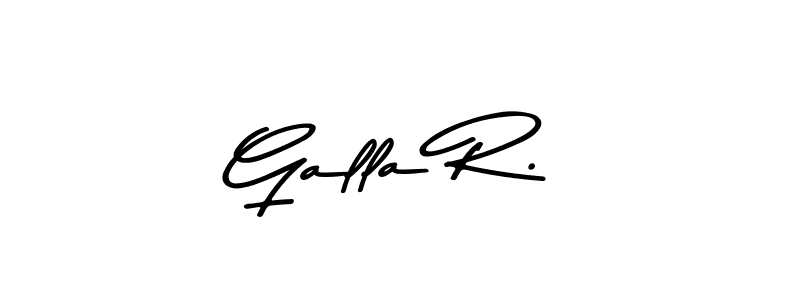 Use a signature maker to create a handwritten signature online. With this signature software, you can design (Asem Kandis PERSONAL USE) your own signature for name Galla R.. Galla R. signature style 9 images and pictures png